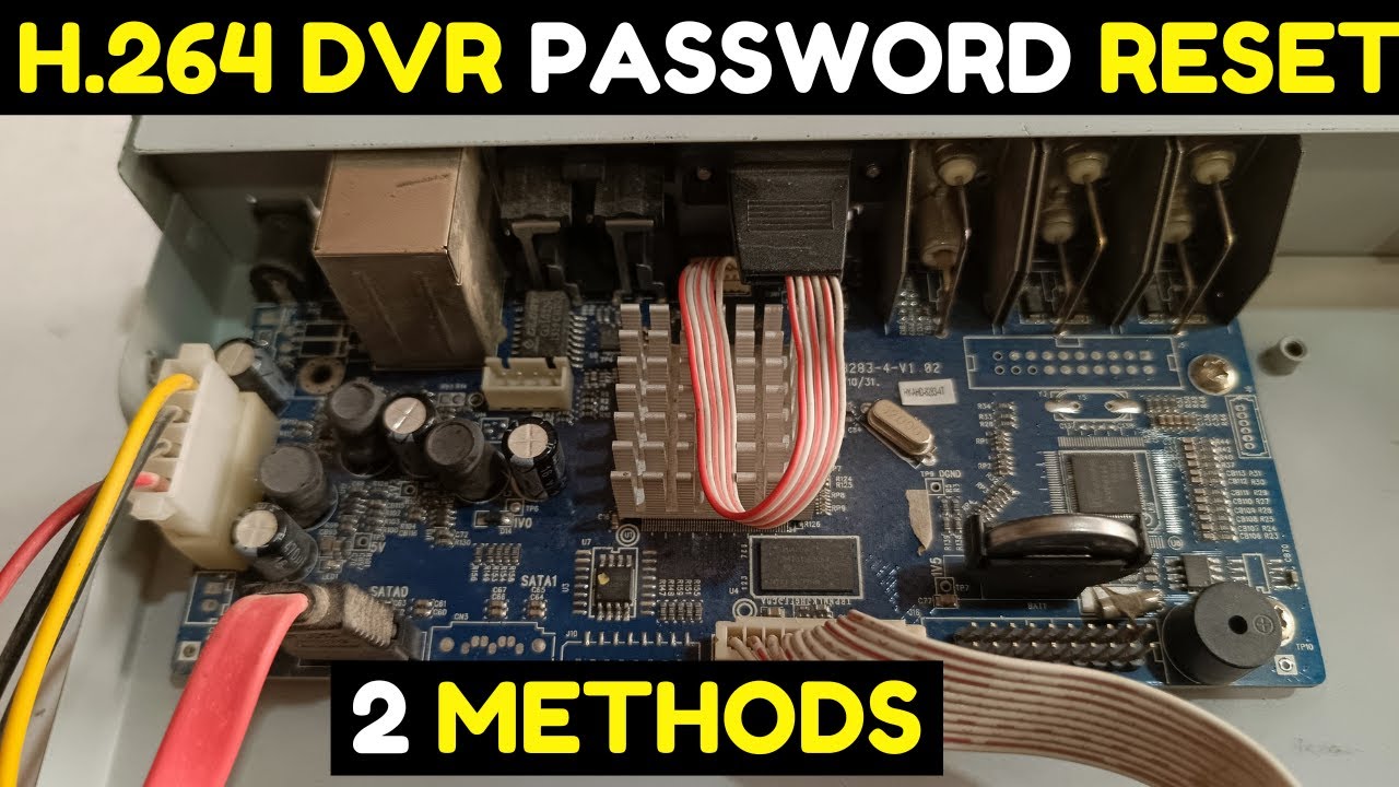 DVR Password Recovery  DVR Password |  CCTV DVR | 2 Method for Dvr Password Reset - FIXMYDVR