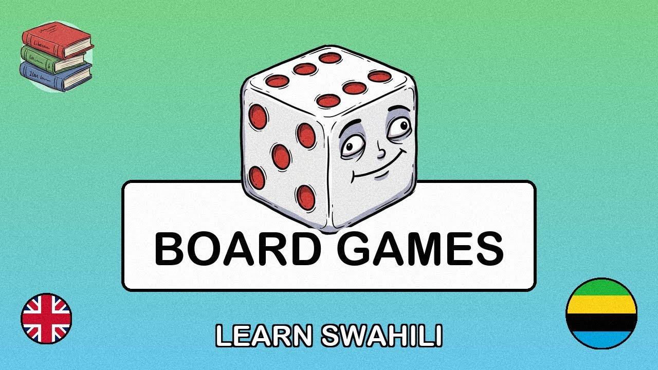 🇬🇧→🇹🇿 Learn Swahili - Board Games Evening