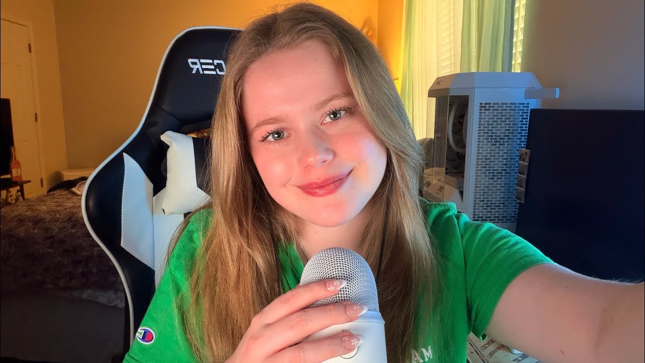 ASMR Mic Scratching, Finger Fluttering, & Tongue Clicking