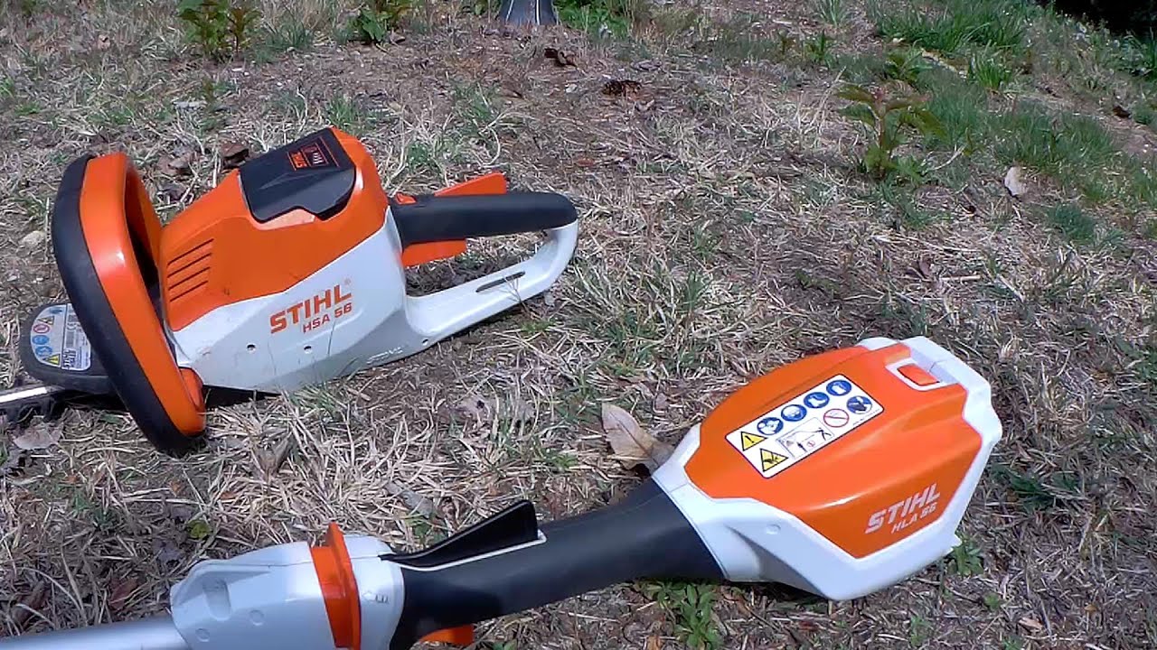 Stihl удивляет! Аккумуляторные ножницы HSA 56 и  кусторез аккумуляторный HLA56