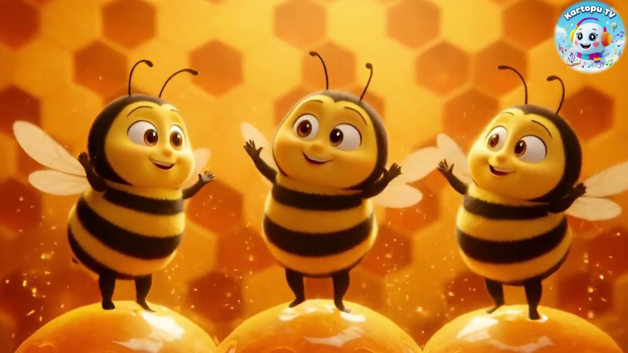 Arı Vız Vız 🐝 | Eğitici ve Eğlenceli Çocuk Şarkısı | 3D Animasyon