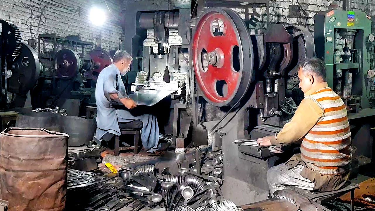 Production of Stainless Steel Cooking Spoon | Cookware
