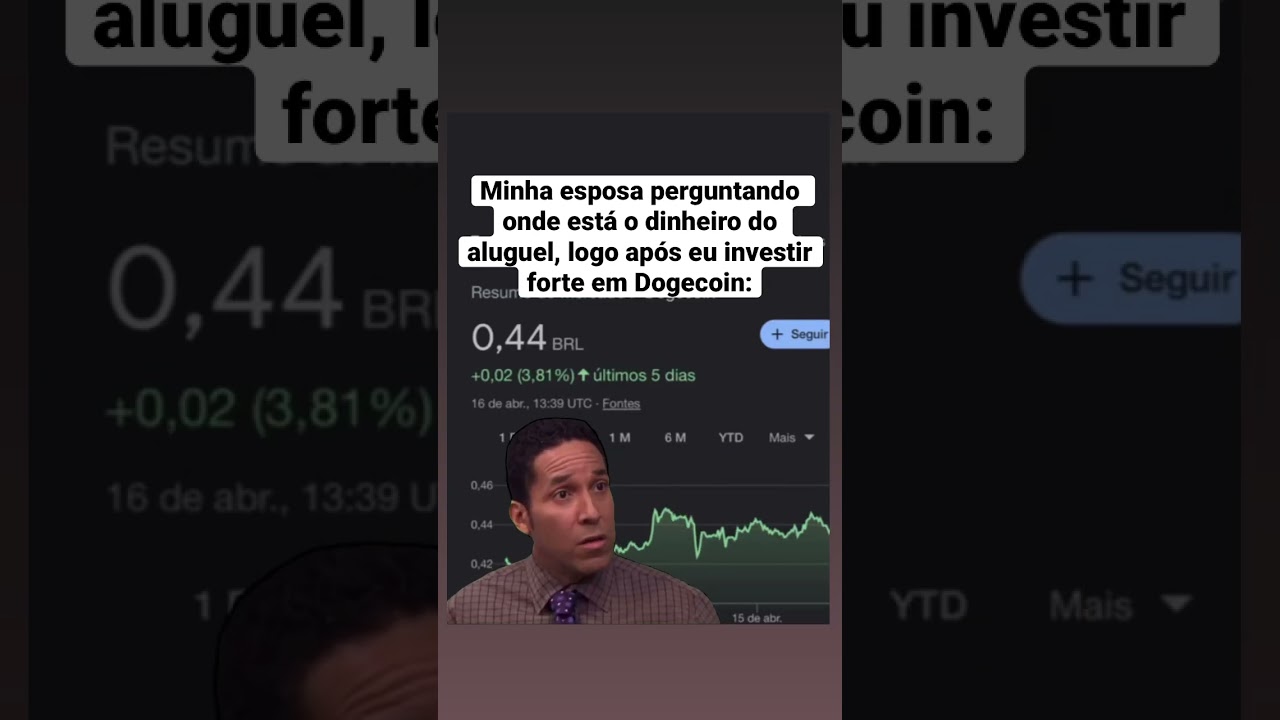 Comprar Dogecoin hoje em dia assim &eacute; muita loucura #doge #dogecoin #babydoge