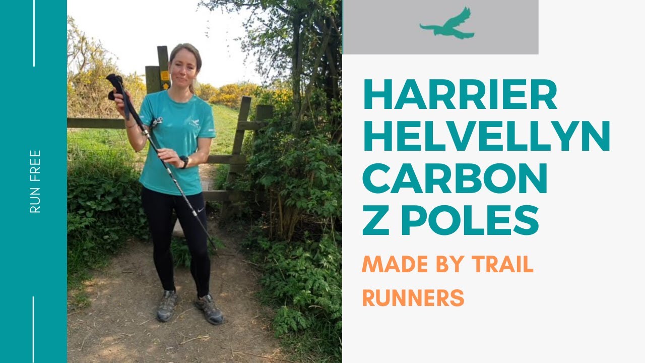 Harrier Helvellyn Carbon Z Poles - For Trail Runners