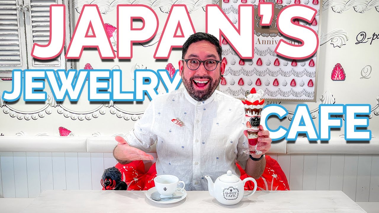 You can eat jewelry inside this cafe in Tokyo, Japan | Q-pot CAFE.