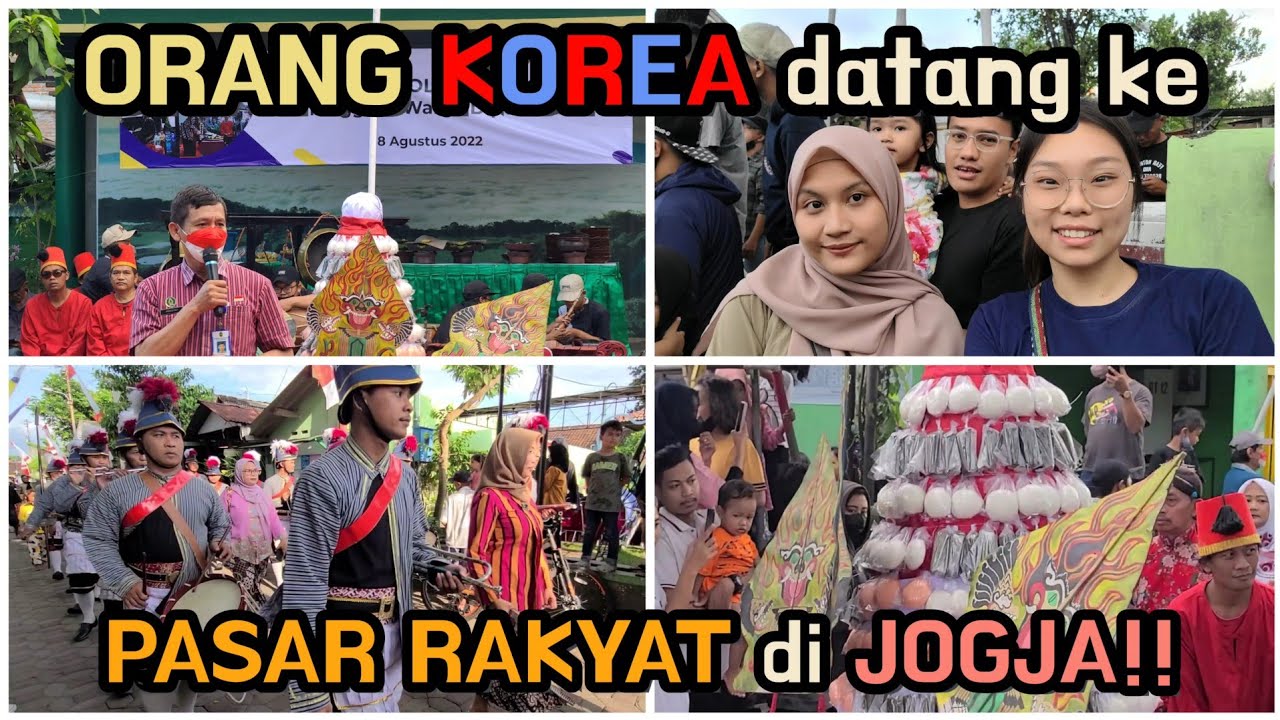 🇮🇩#7  IKUT festival desa JOGJA yang SUPER KEREN!!! l mahasiswa Jurusan Bindo di Korea