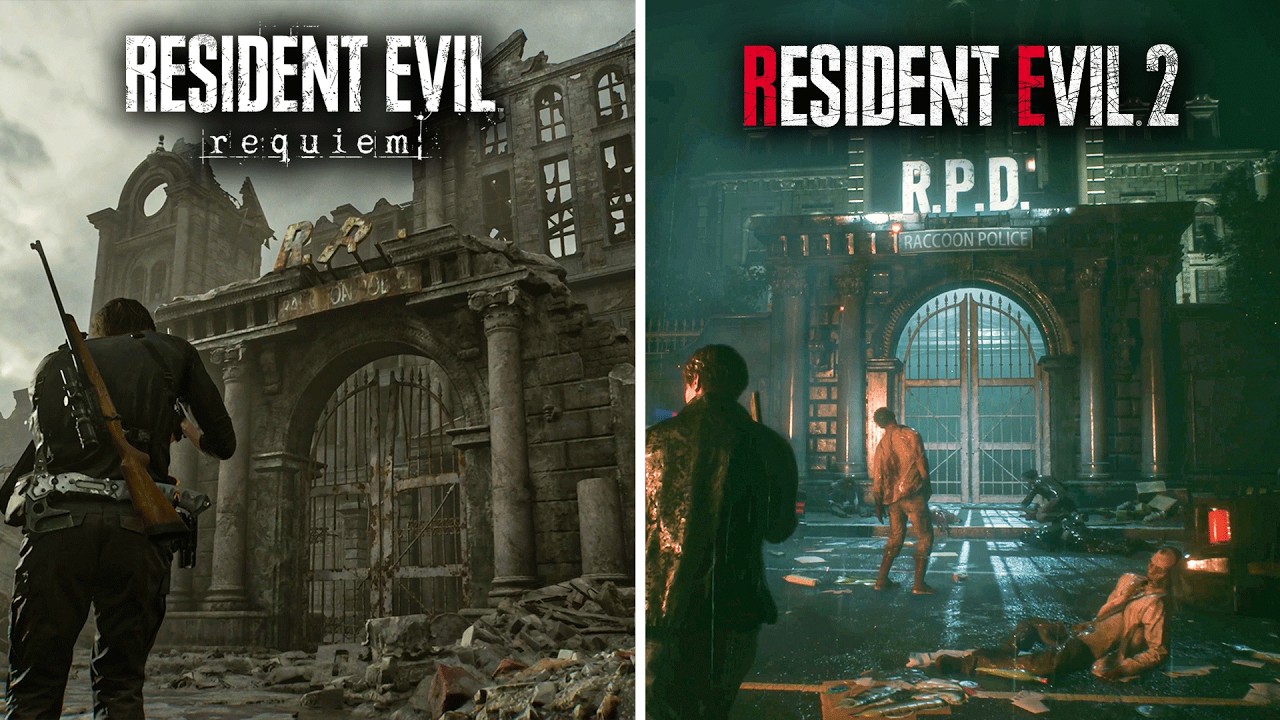 RPD Comparison - Resident Evil 9 Requiem vs Resident Evil 2 Remake