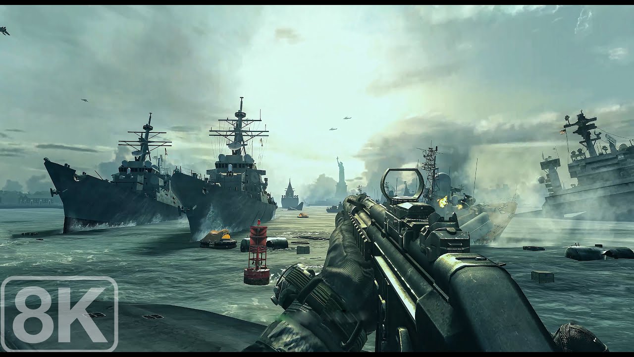 Диверсионная операция «Морских котиков»｜Осада гавани Нью-Йорка｜Call of Duty Modern Warfare 3｜8K