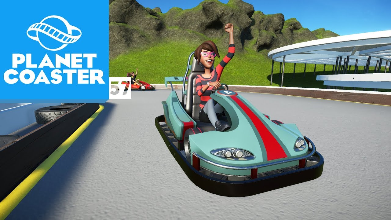 A MAIOR PISTA DE KART DO MUNDO | Planet Coaster #57