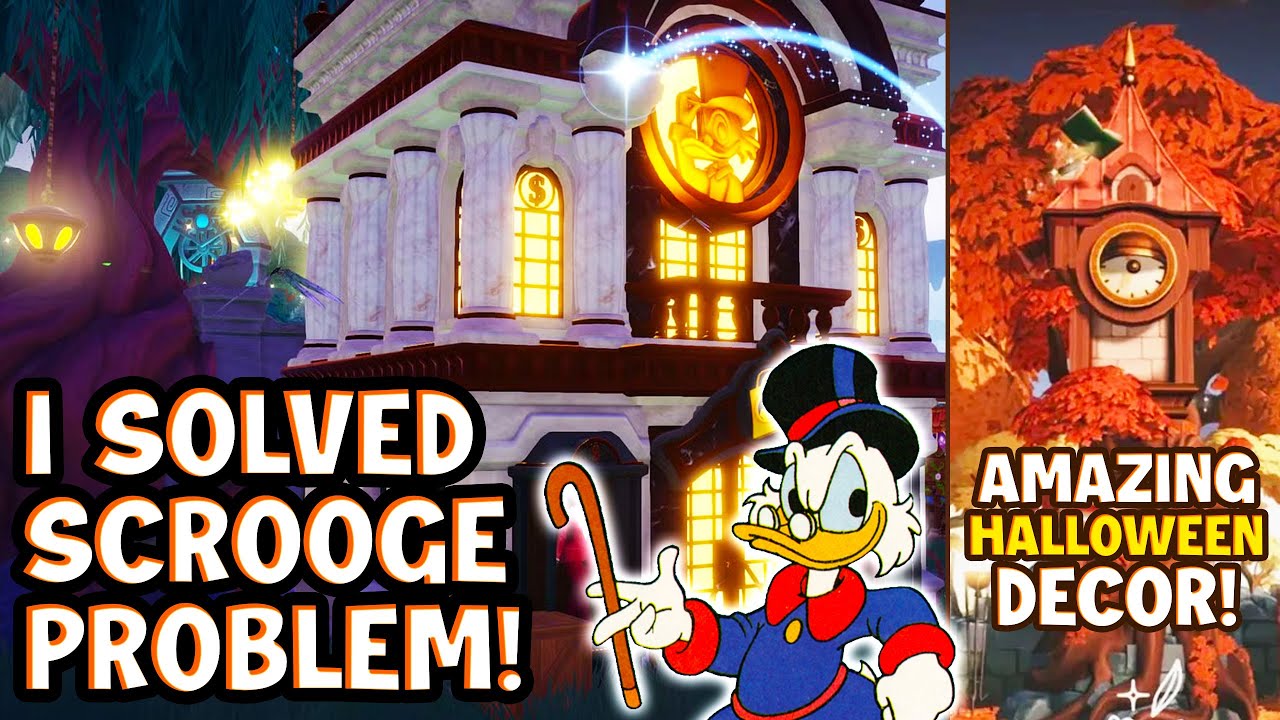 How To Solve Scrooge Shop Issues in Disney Dreamlight Valley. Villagers Jobs? Halloween Decor!