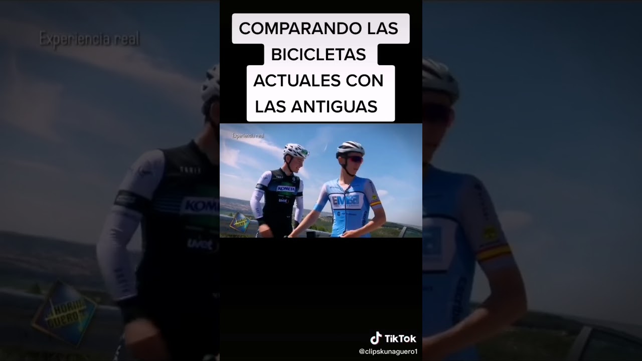 con parando bicicletas antiguas vs las nuevas