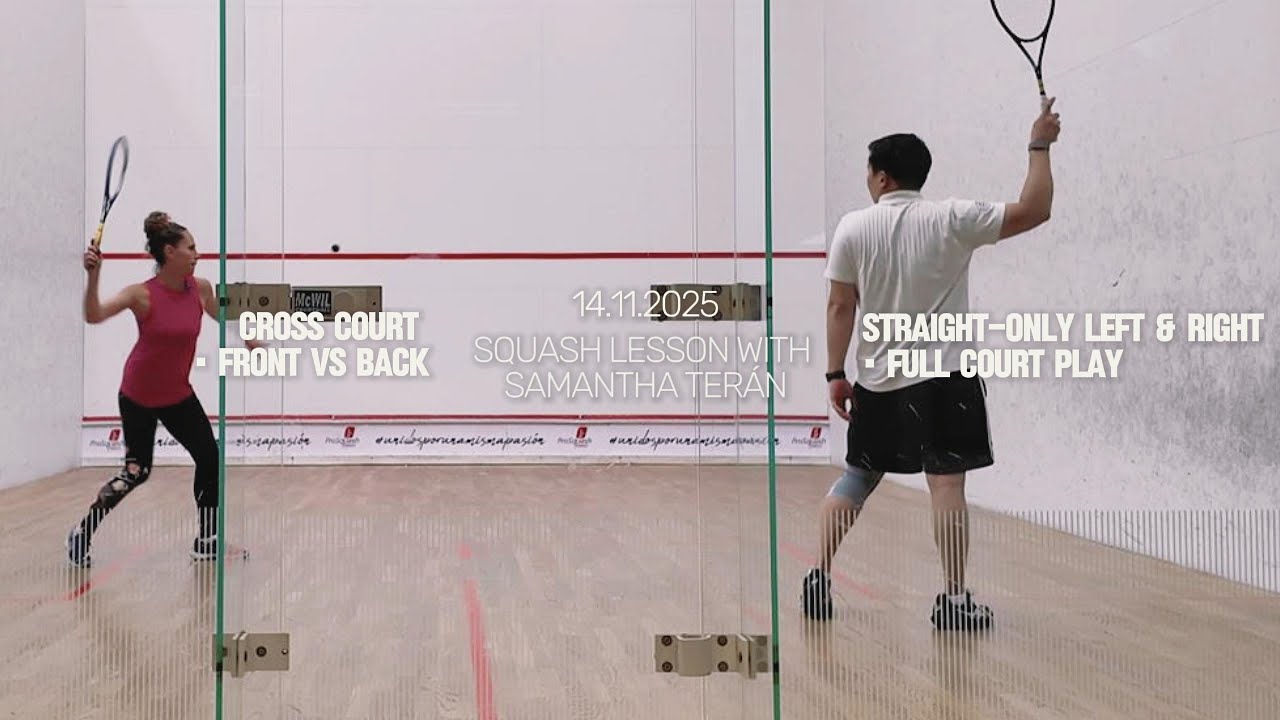 Conditional Games & Full Court Play (14.11.2025) – Squash Lesson with Samantha Terán