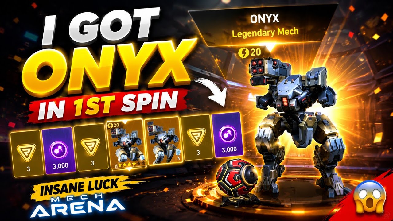 Onyx Crate Rush Spin Mech Arena 🔥 | Insane luck 😍 🎉 | @BhavayMech-Arena 