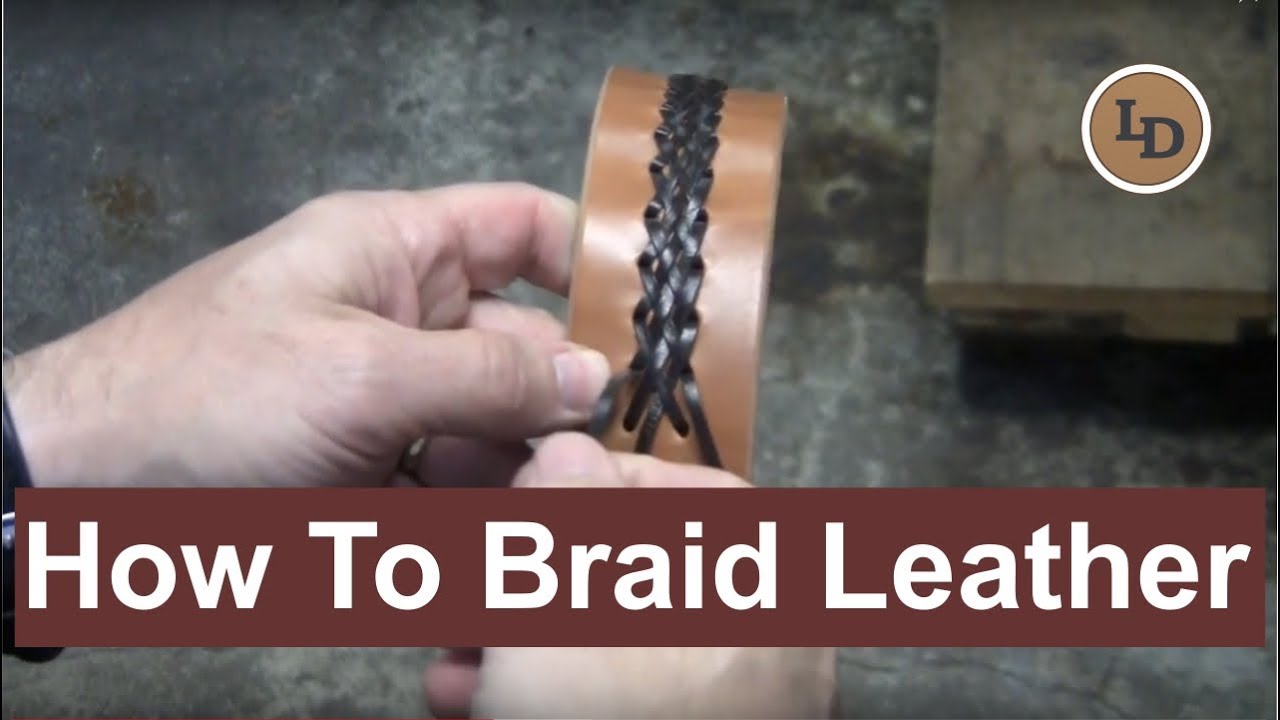 How To Braid Leather With Three Laces