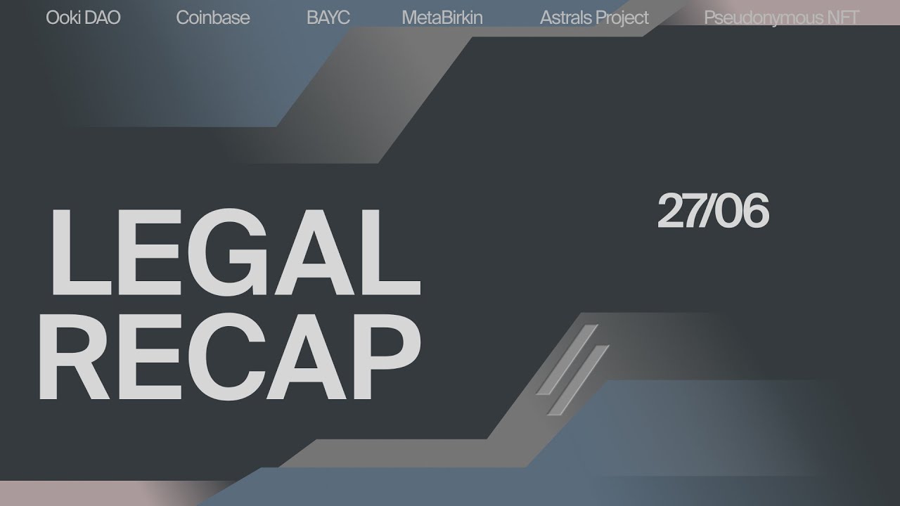 Legal recap c Настей Скованс: Ooki DAO и Coinbase в Верховном суде
