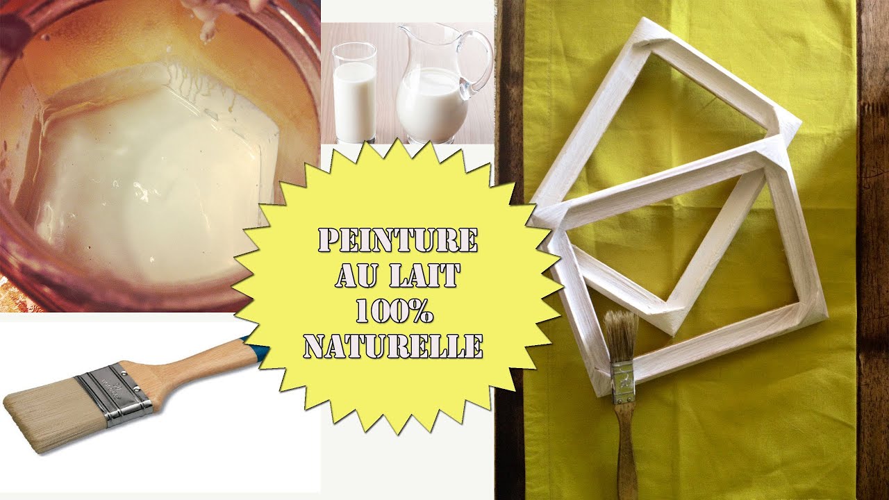 DIY peinture au lait 100% naturelle