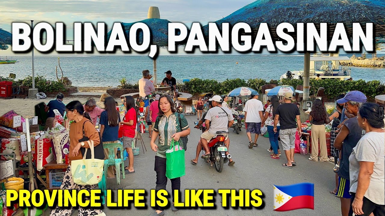 BOLINAO, Pangasinan Walking Tour | Coastal Town Life in the Philippines