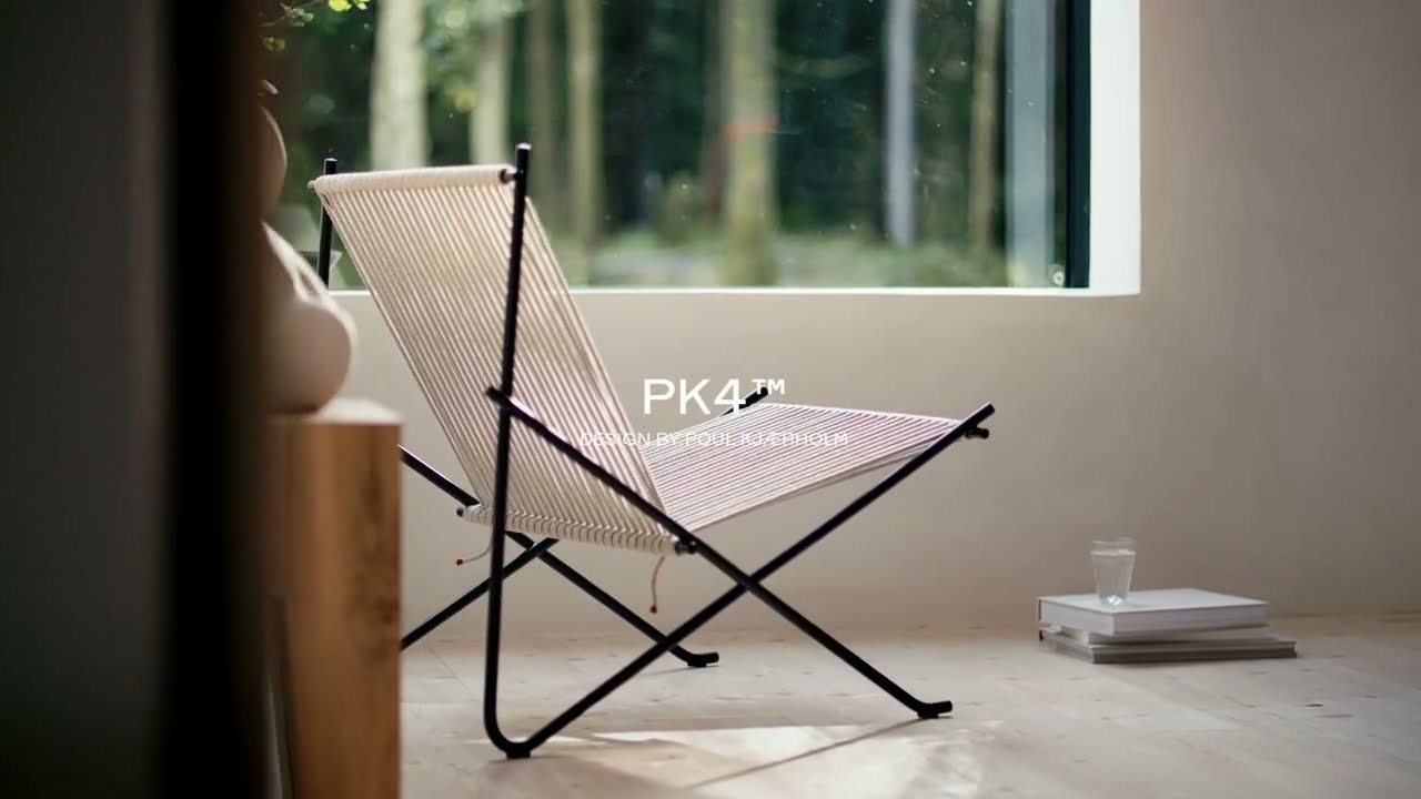 Fritz Hansen | Loungestuhl PK4 von Poul Kj&aelig;rholm | smow
