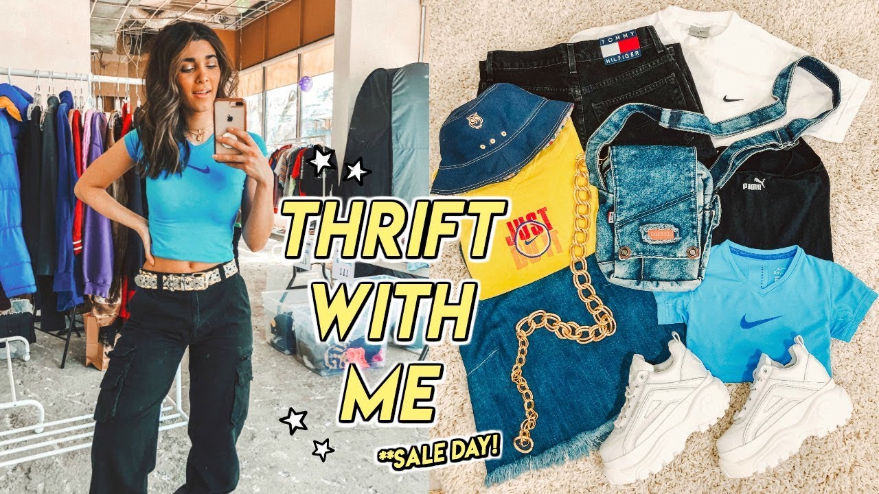 thrift with me on SALE DAY ☆ kind of a mess ¯\_(ツ)_/¯
