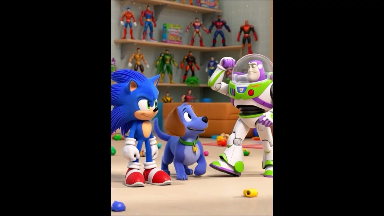 Sonic the Hedgehog and his dog animation 2