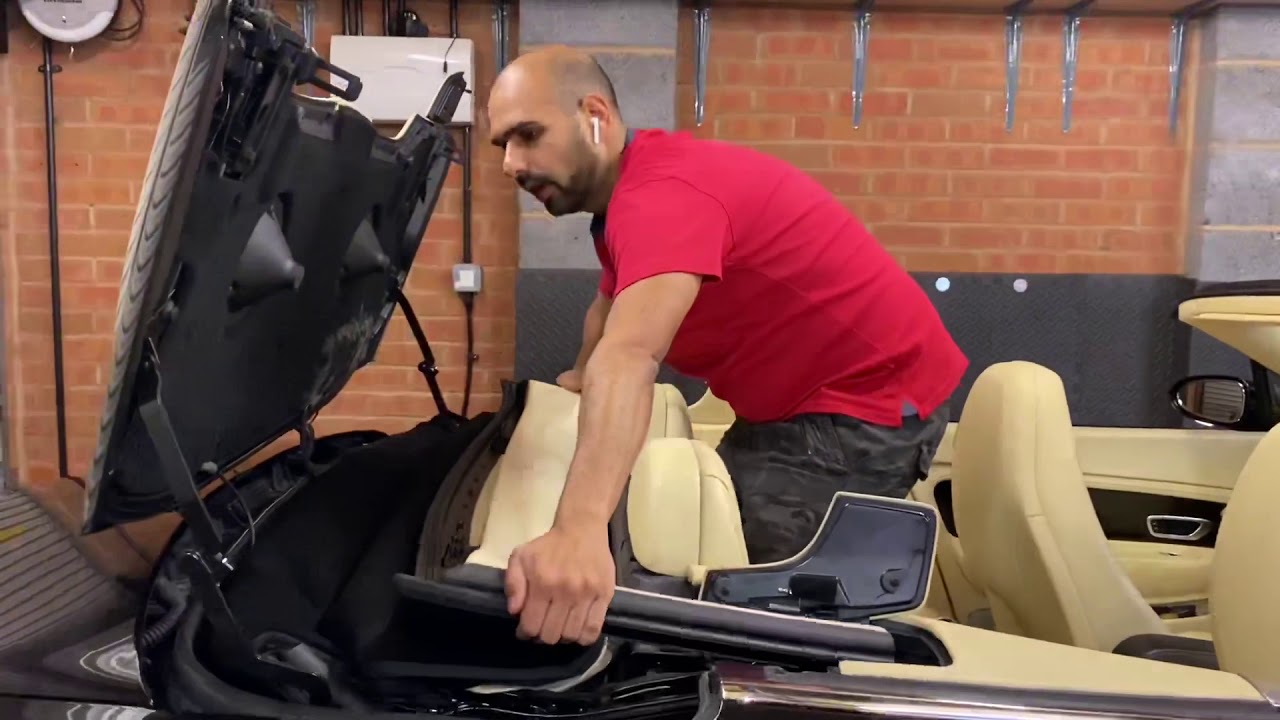 Bentley Continental GTC (3W) - How To Manually Close Convertible Roof