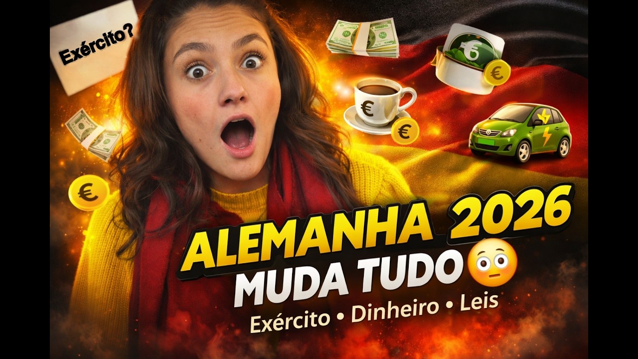 Alemanha 2026 CHOCA 🇩🇪 Benefícios, Custo de Vida e Exército