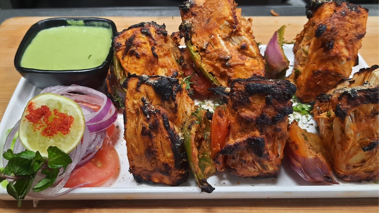 Kathal Tikka Recipe | तंदूरी कटहल टिक्का रेसिपी | Jackfruit Tikka | Easy Jackfruit Tikka Recipe
