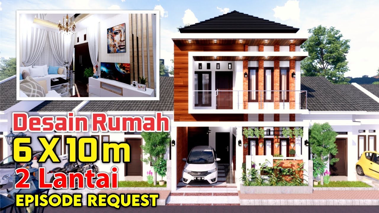 Desain Rumah Minimalis 6x10 2 Lantai