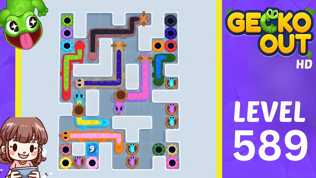 Gecko Out Level 589 Solution Walkthrough