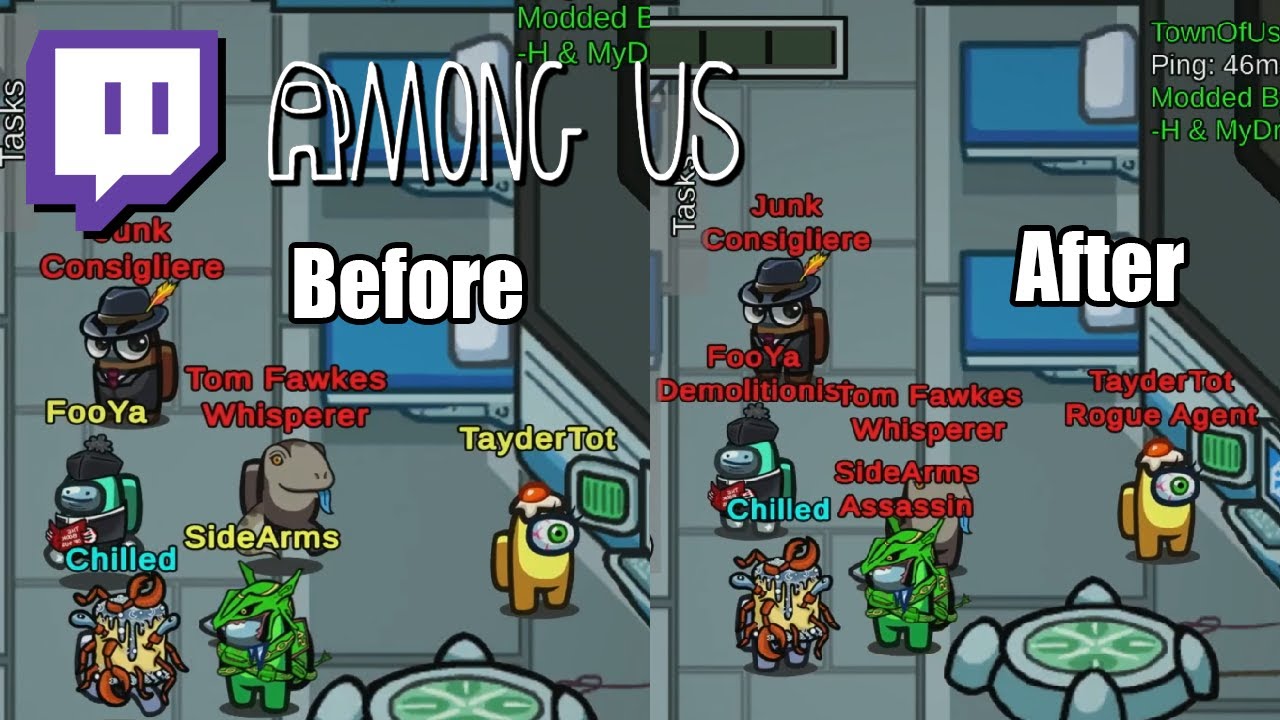 SLEEPY WHISPERER GETS THE GOLD | Among Us: Town of Us Mod w/ Proxy Chat