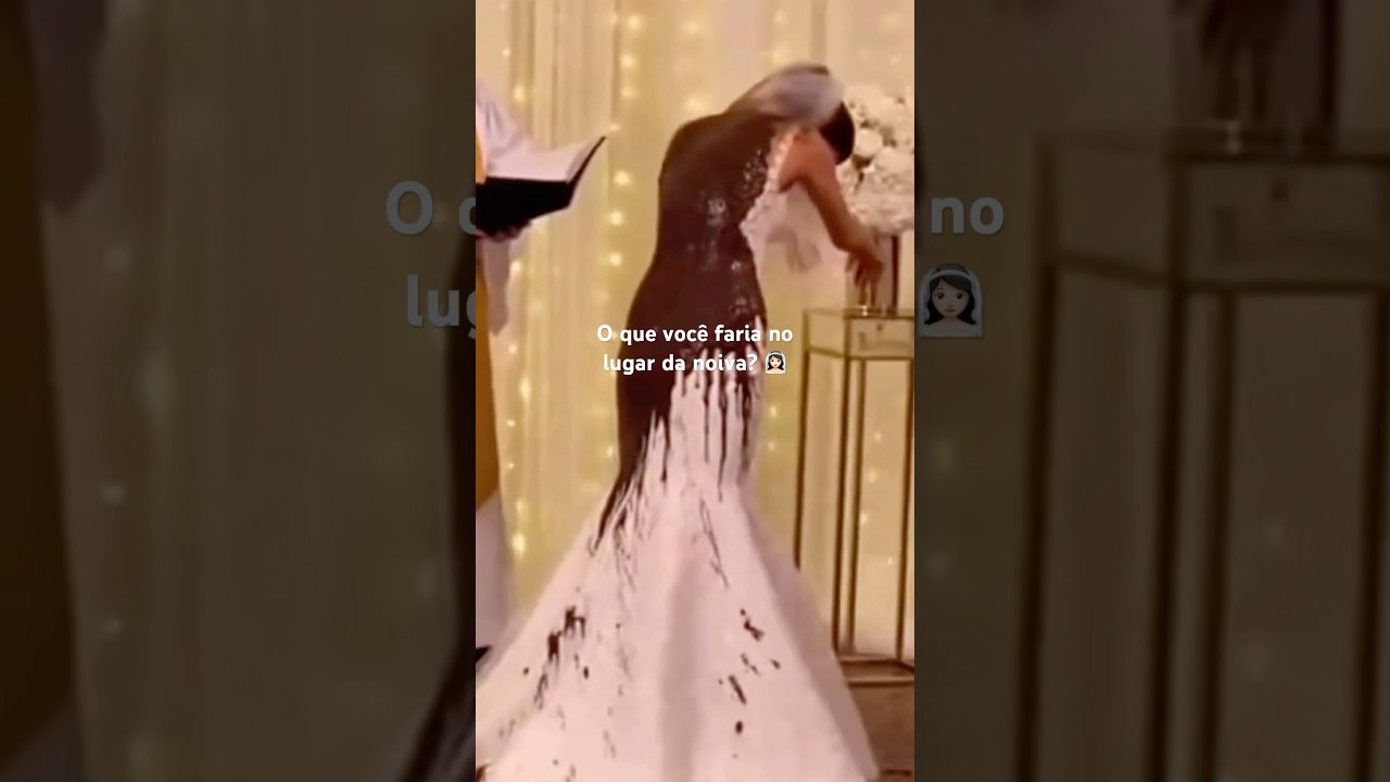 O que você faria no lugar da noiva? 👰🏻‍♀️ #casamento #divorcio #noiva #meme #humor #ia