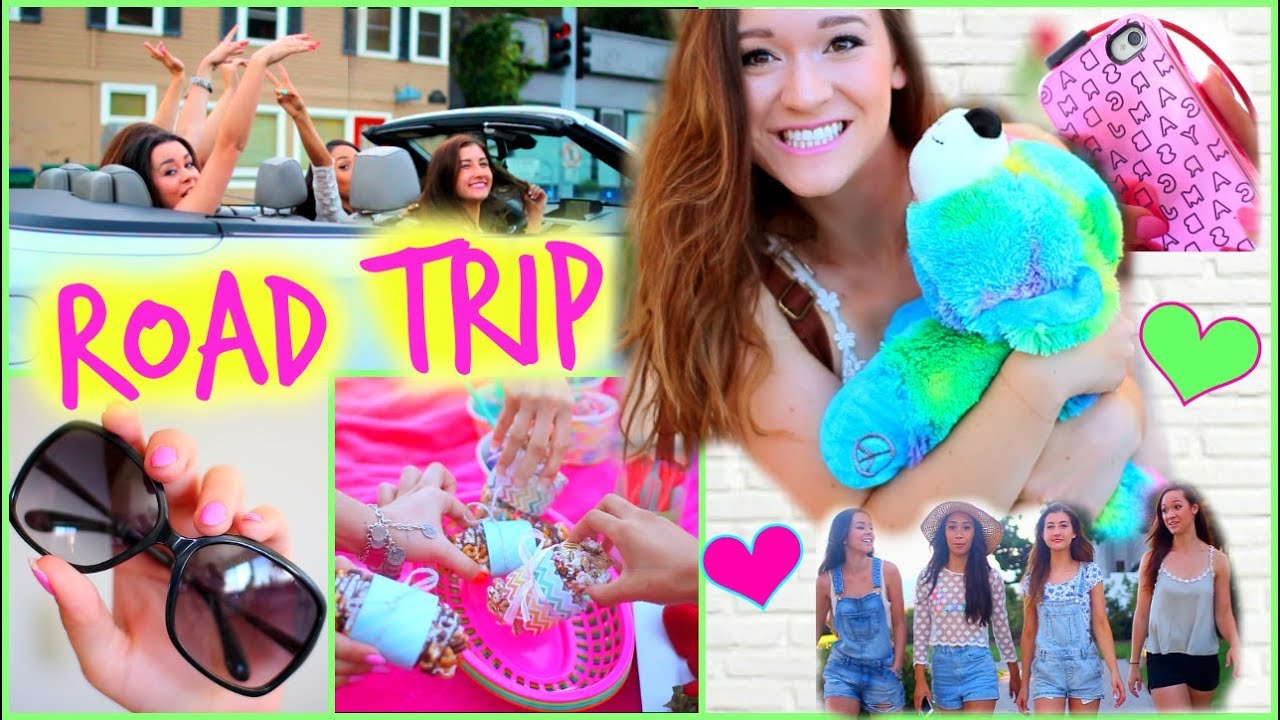 Summer Road Trip Essentials ♡ DIY Snacks, Playlist, and Tumblr Outfits!