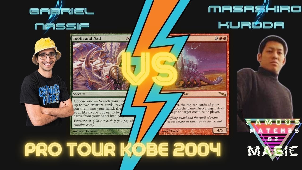 Gabriel Nassif Masashiro Kuroda Pro Tour Kobe 2004 Finals #mtg Magic The Gathering