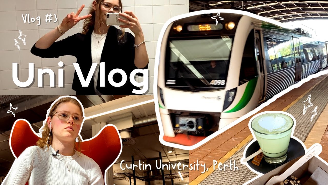 Spend the Day at Curtin University, Perth | Shopping | Study | Cafe | Vlog 03