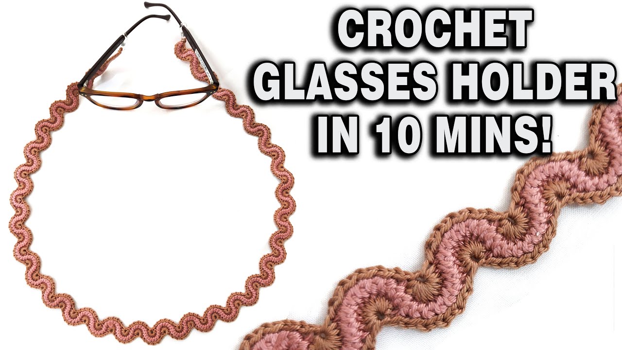 Crochet Glasses Holder Necklace | Step by Step DIY Tutorial