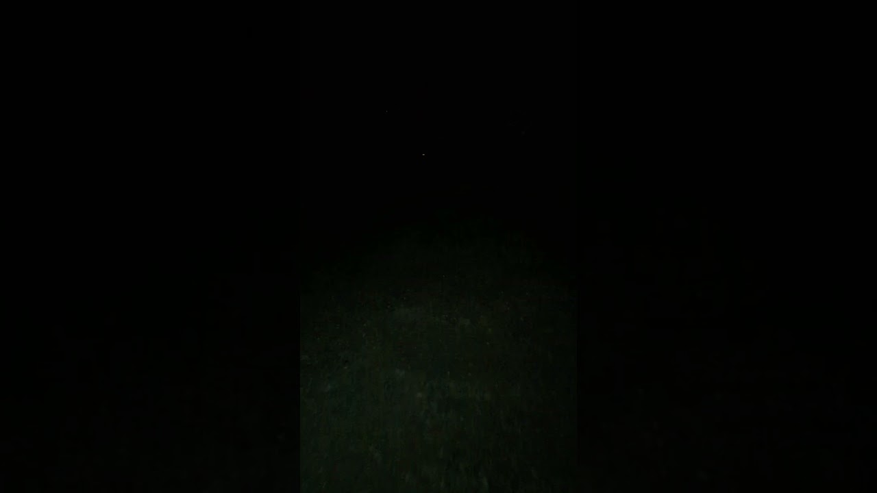 Walking Coquin back to the boat in the dark
