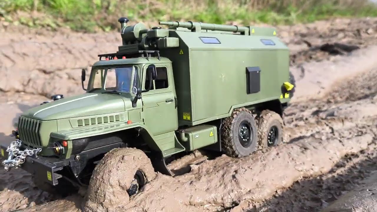 WPL B36 1/16 Ural #mud #урал4320 #6x6 #miniature #ural #rccar #ussr #wpl #rchobby #offroad #rctruck