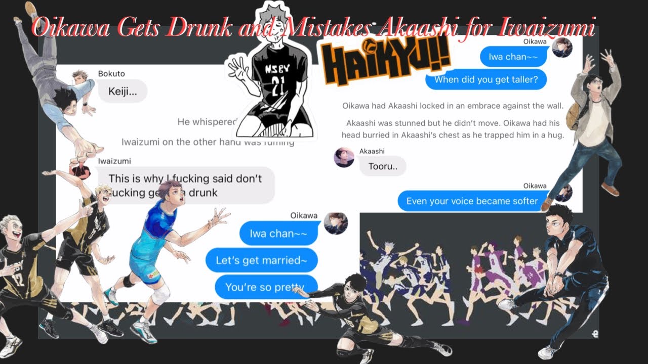 Haikyuu!! Oikawa Gets Drunk and Mistakes Akaashi for Iwaizumi?!