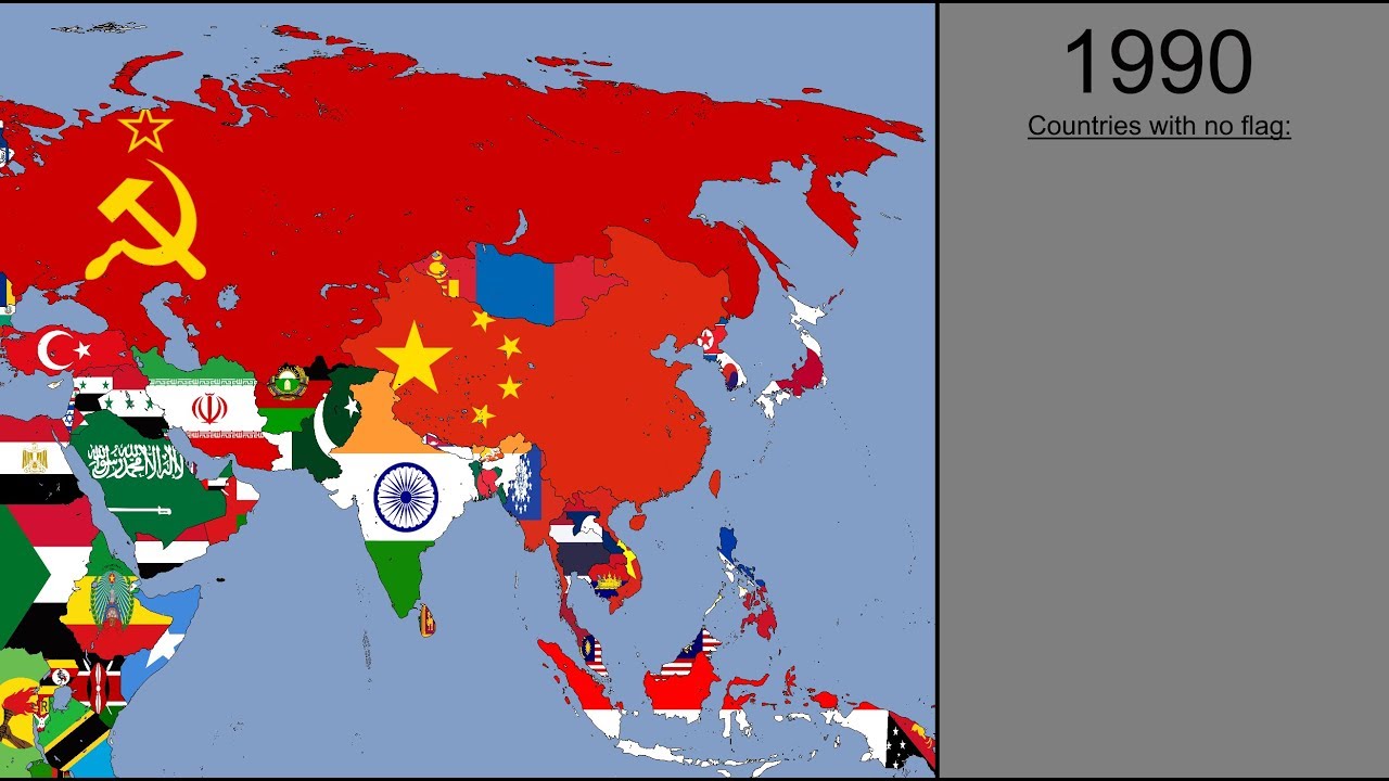 (Outdated) Asia: Timeline of National Flags: 1440 - 2019