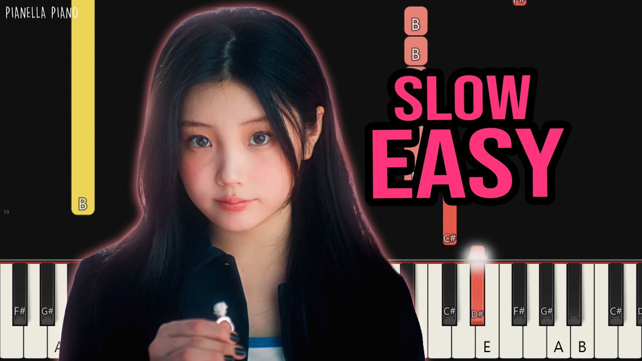 ILLIT - Cherish (My Love) | SLOW EASY Piano Tutorial by Pianella Piano