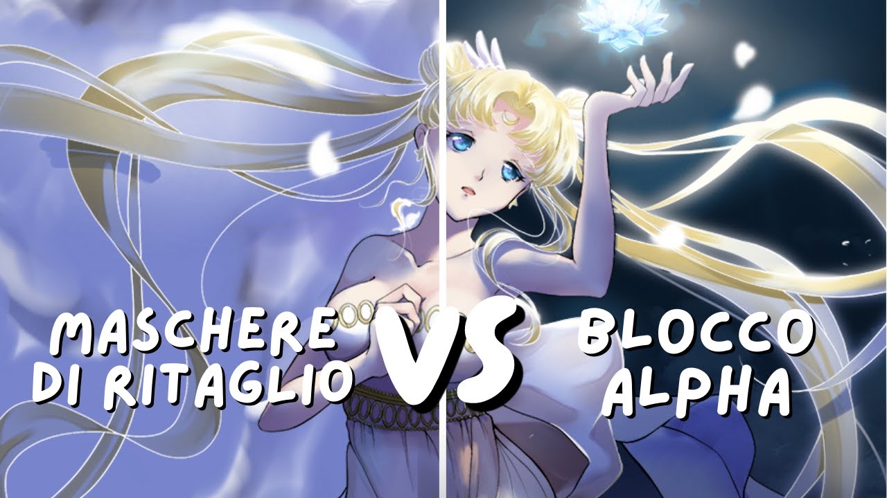 Come utilizzare le maschere di ritaglio e il Blocco Alpha in Procreate - Disegno digitale Procreate