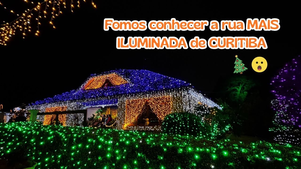 🎄Natal em Curitiba 2025: A Magia da Rua Iluminada da Família Moletta ✨🎅