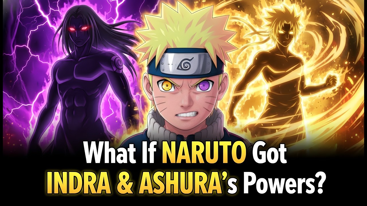 What If NARUTO Got INDRA & ASHURA's Powers? 😱 #naruto  #whatifnaruto #anime @Botriderfact 