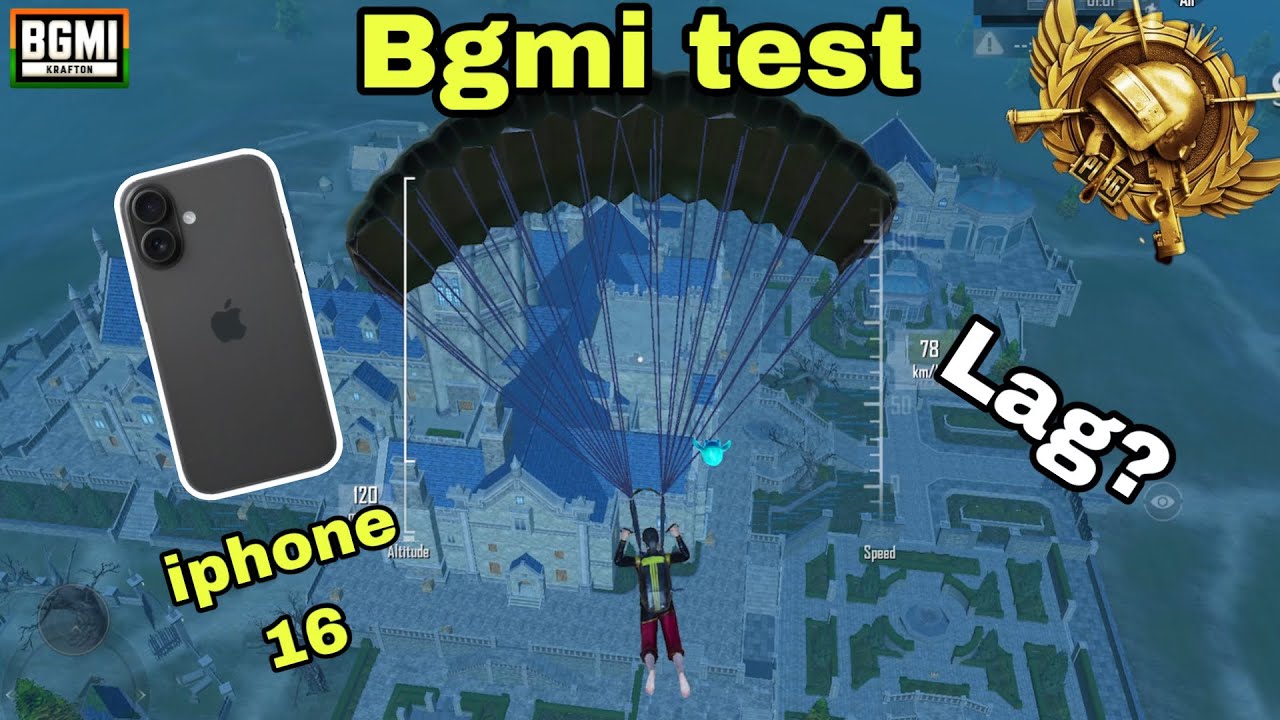 iPhone 16 BGMI/PUBG HDR + Extream Test 🔥| iPhone 16 bgmi/pubg test