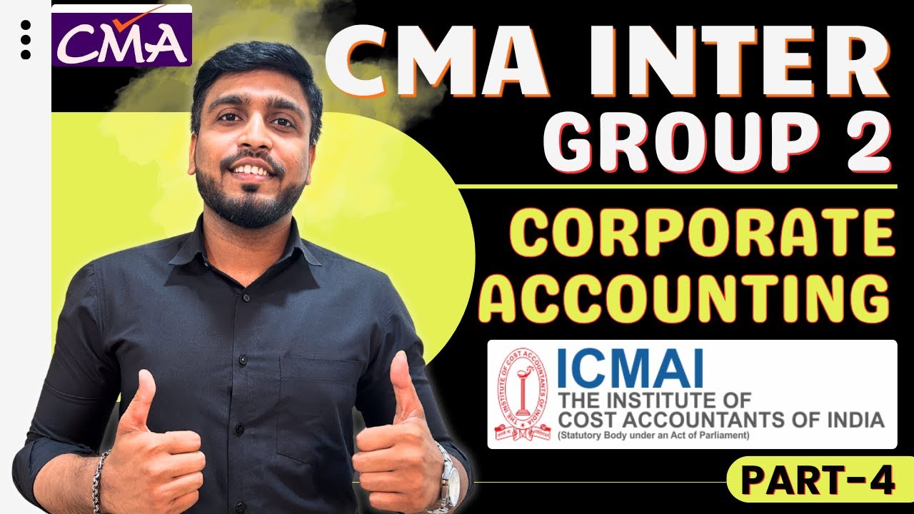 CMA Inter Group 2 June 2025 | Corporate Accounting & Auditing Q4 cma intermediate