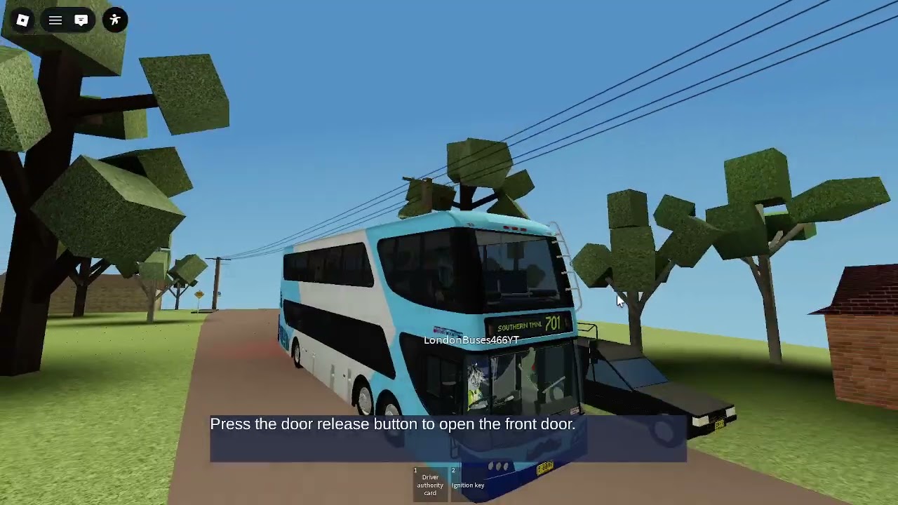 Roblox Buses of NSW Route 701 towards  Southern Terminal