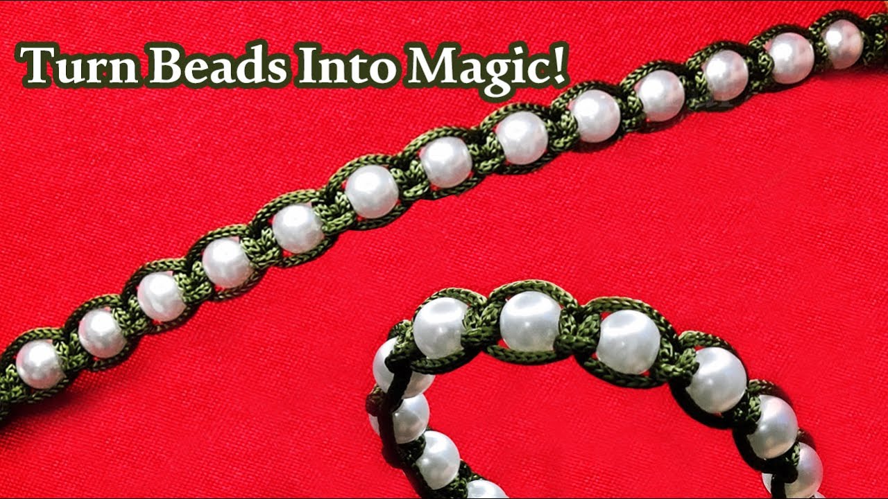 ✨ DIY Pearl Beaded Bracelet | Easy Macramé Tutorial for Beginners | Handmade Jewelry