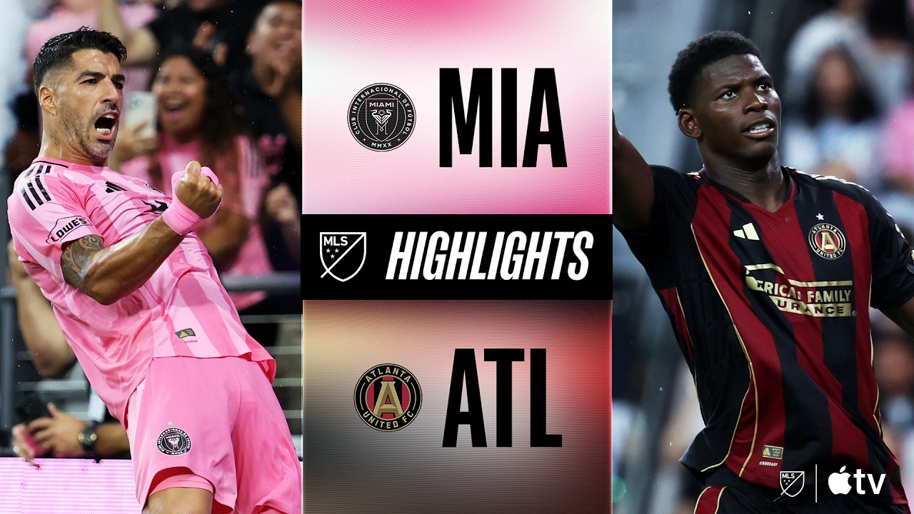 Inter Miami CF vs. Atlanta United | Full Match Highlights | 4-Goal Battle in Stormy Miami!