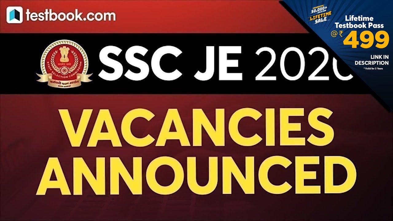 SSC JE Vacancy 2021 Announced | SSC Junior Engineer Vacancy 2020 | SSC JE Admit Card
