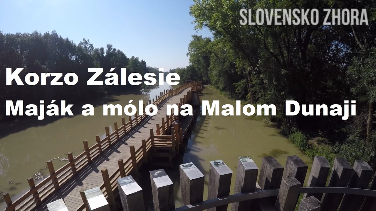 Korzo Zálesie - Maják a mólo na Malom Dunaji - Záleský maják